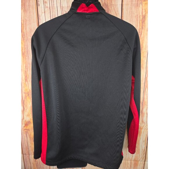 Texas Tech Red Raiders 1/4 Zip Pullover Jacket Medium Colosseum - Picture 2 of 7